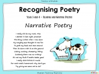 Narrative Poetry - Year 3 and Year 4